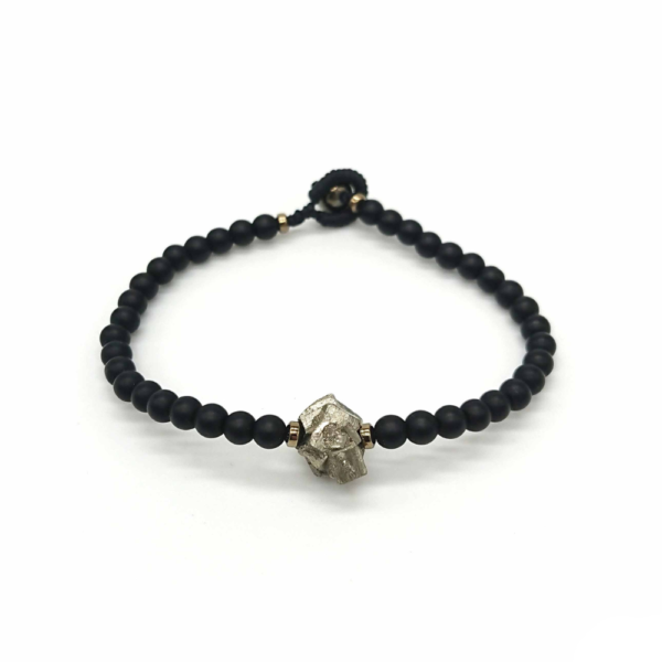 Pulsera pirita hombre