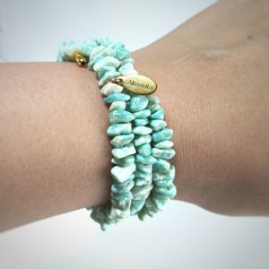 Pulsera de Amazonita Colección Chips
