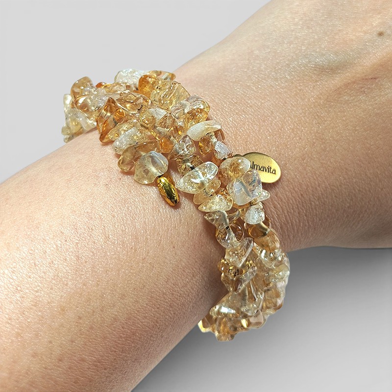 Pulsera de Citrino Colección Chips