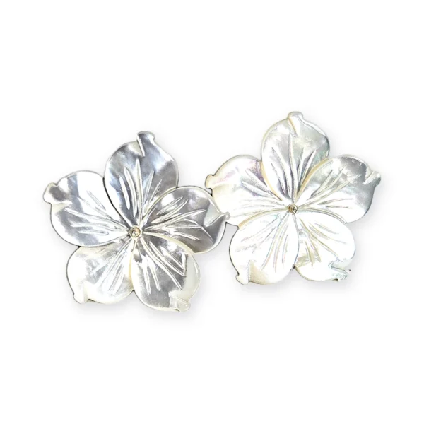 Pendientes Flor de Nácar Pequeños